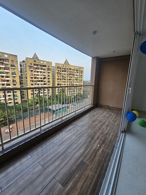 Balcony in 2 BHK Apartment at Aurum Platina Phase I, Wakad – for Rent