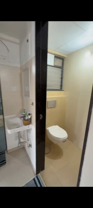 Bathroom in 1 BHK Apartment at Shapoorji Pallonji Joyville Hinjewadi, Hinjewadi – for Rent