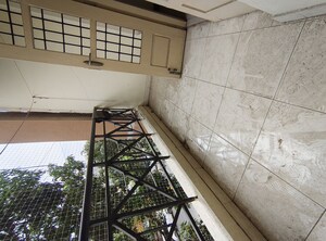 Balcony in 2 BHK Builder Floor at Asrithas Lotus Residency, Hsr Layout – for Rent