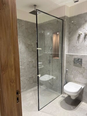 Bathroom in 3 BHK Builder Floor at Sushant Lok Iii – for Rent