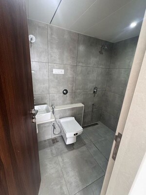 Bathroom in 2 BHK Apartment at Ahura Ecopolitan, Punawale – for Rent