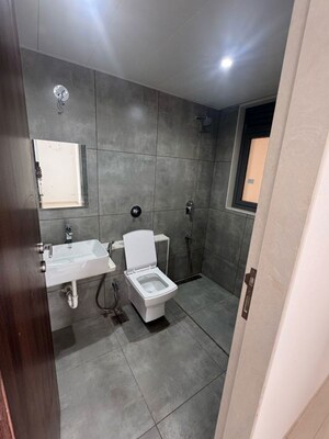 Bathroom in 2 BHK Apartment at Ahura Ecopolitan, Punawale – for Rent