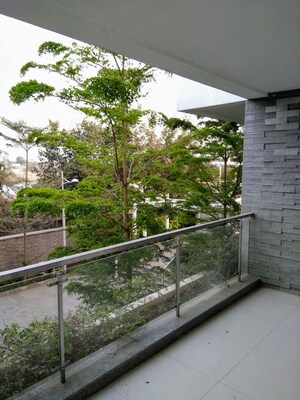Balcony in 4 BHK Villa at Babukhan Lakefront, Kokapet – for Rent