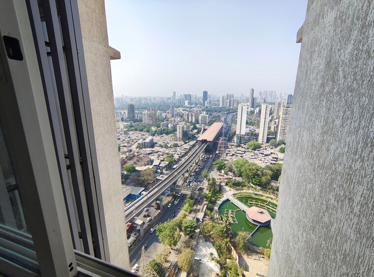 Balcony, omkar-signet 2 Bedroom 600 Sq.Ft. Apartment In Malad East Mumbai 10392922