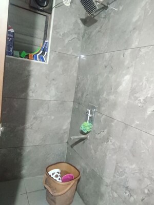 Bathroom in 2 BHK Apartment at Snehmangal Infinity Cube, Punawale – for Rent