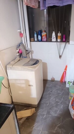 Laundry Area in 2 BHK Apartment at Snehmangal Infinity Cube, Punawale – for Rent