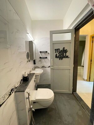Bathroom in 1 BHK Apartment at K Raheja Raheja Residency, Malad East – for Rent