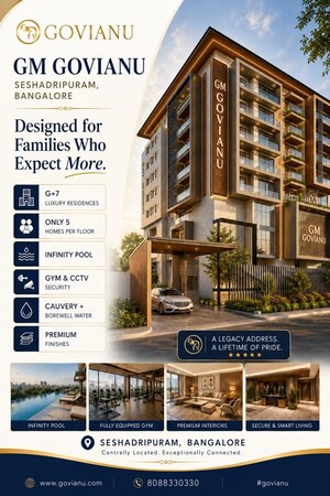 3 BHK Apartment – Exterior View View at Govianu Nakshathra, Kamakshipalya - for Sale