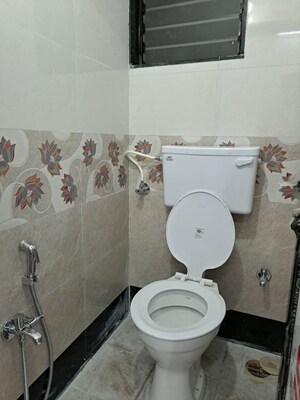 Bathroom in 2 BHK Apartment at Powai Cosmopolitan CHS, Powai – for Rent