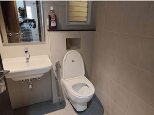 Bathroom in 2 BHK Apartment at Adarsh Greens, Kogilu – for Rent