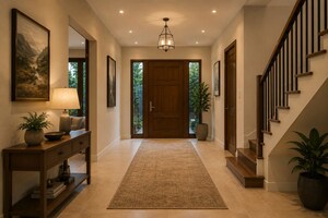 Living Room in 4 BHK Villa at Peramangalam – for Sale