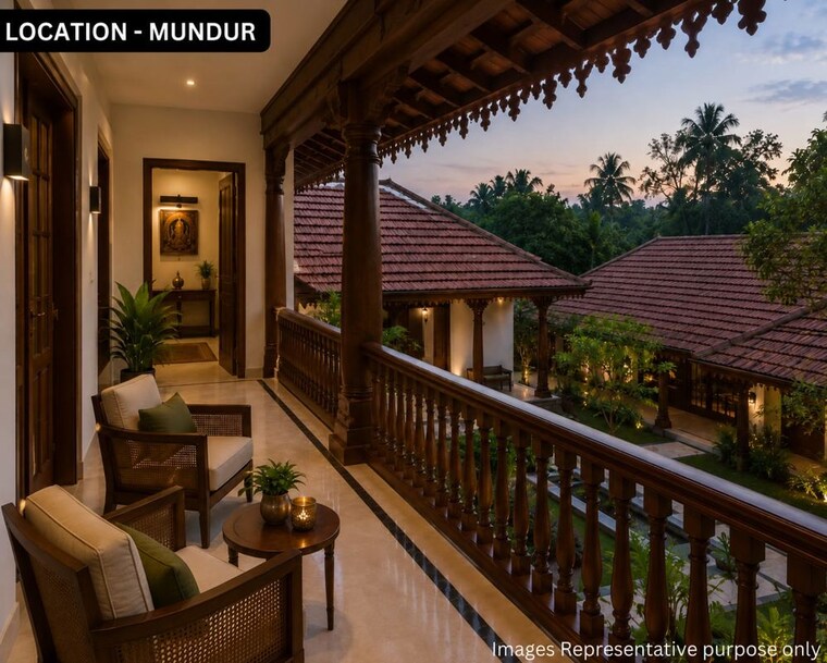 Balcony, puzhakkal 5 Bedroom 3000 Sq.Ft. Villa In Puzhakkal Thrissur 10393170