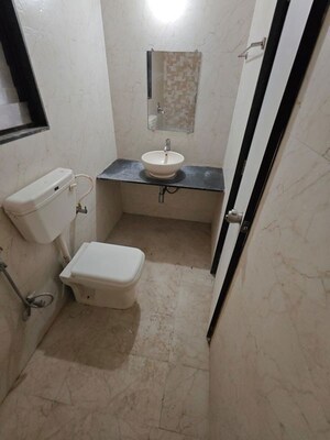 Bathroom in 2 BHK Apartment at MAK Krish Avenue, Wakad – for Rent