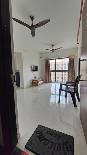 Balcony in 1.5 BHK Apartment at Runwal Gardens Phase 2, Dombivli East – for Rent