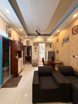 Living Room in 3 BHK Apartment at Patel Neotown, Tech Zone 4 Greater Noida – for Rent