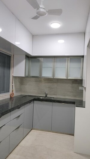 Kitchen in 3 BHK Apartment at Oberoi Realty Esquire, Goregaon East – for Rent