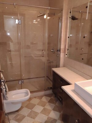 Bathroom in 3 BHK Builder Floor at Greater Kailash ii – for Rent