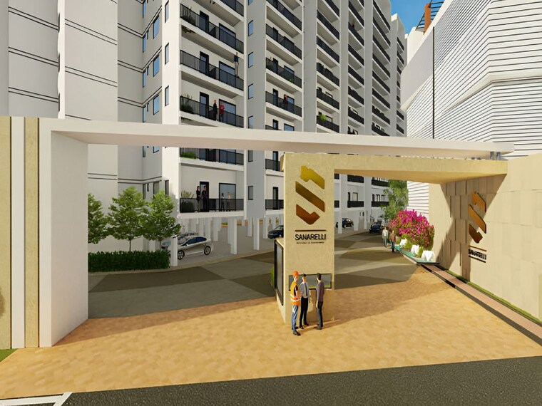 Exterior View, sanarelli-apartment 2 Bedroom 1100 Sq.Ft. Apartment In Dundigal Hyderabad 10382289