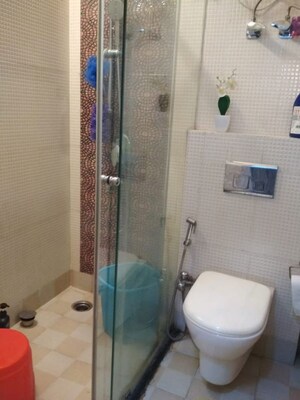 Bathroom in 3 BHK Apartment at Sector 9 Dwarka – for Rent