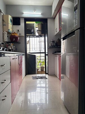 Kitchen in 1 BHK Apartment at Chauhan Chamunda Classic, Mira Road East – for Sale