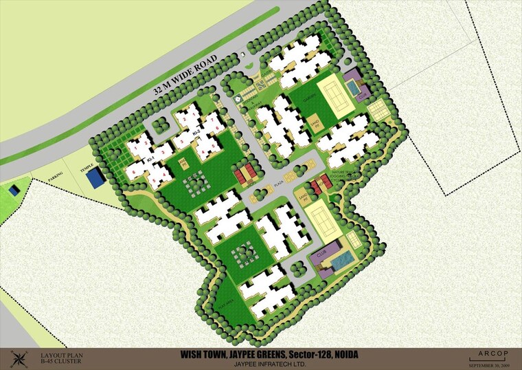Master Plan, jaypee-klassic-shaurya 4 Bedroom 2467 Sq.Ft. Apartment In Sector 134 Noida 10392954