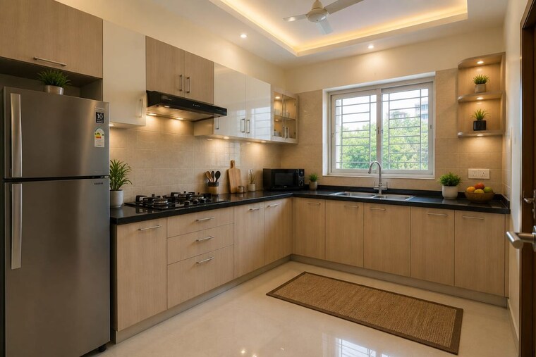 Kitchen, kovaipudur 4 Bedroom 2000 Sq.Ft. Independent House In Kovaipudur Coimbatore 10393323