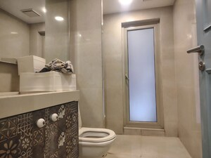 Bathroom in 1 BHK Apartment at Hiranandani Estate Solitaire C, Ghodbunder Road – for Sale