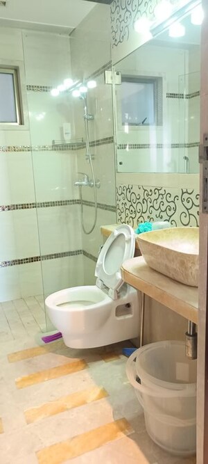 Bathroom in 3 BHK Apartment at Oberoi Springs, Andheri West – for Sale