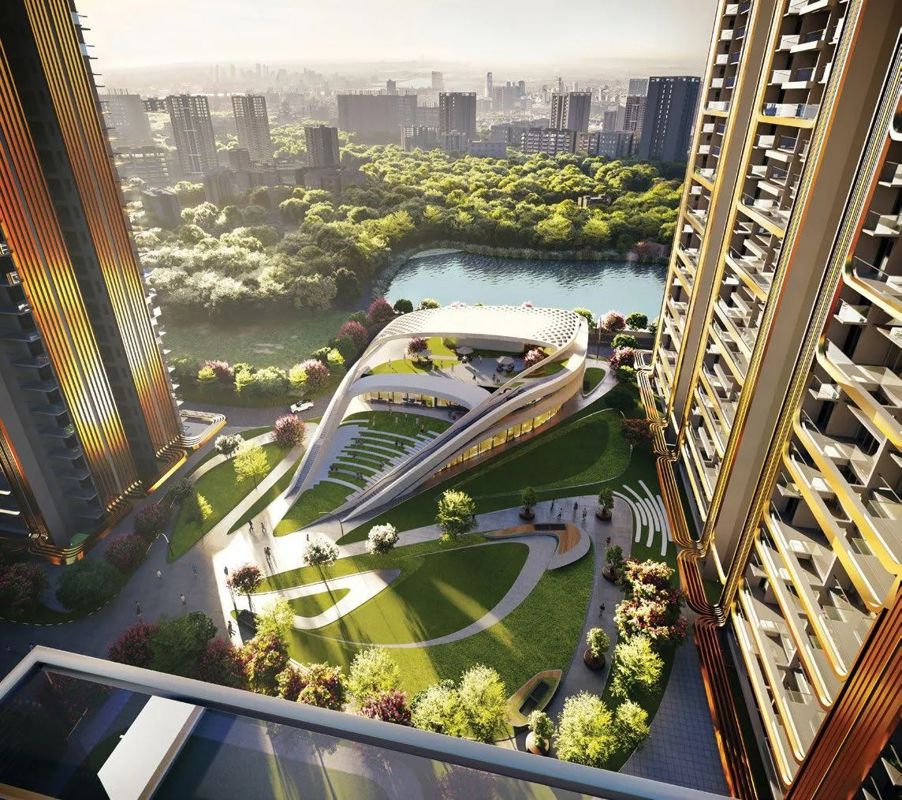 3.5 BHK + Servant Room,Study Room 2080 Sq.Ft. Apartment in M3M Crown