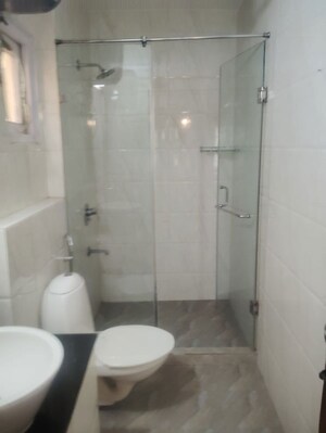 Bathroom in 3 BHK Builder Floor at Safdarjung Development Area – for Rent