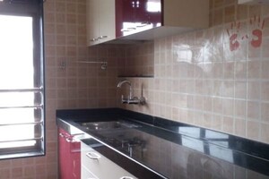 Kitchen in 2 BHK Apartment at Dev Leo Tower, Oshiwara – for Sale