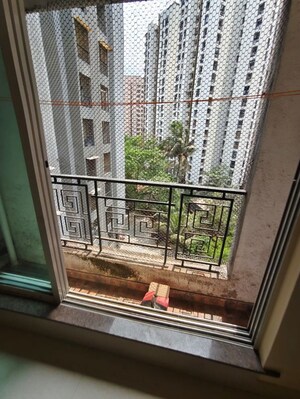 Balcony in 1 BHK Apartment at Keytech Ashok Smruti, Ghodbunder Road – for Rent