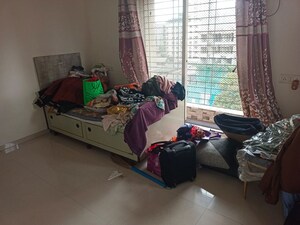 Living Room in 1 BHK Apartment at Cosmos Orchid, Ghodbunder Road – for Rent
