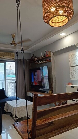 Living Room in 2 BHK Apartment at Prayag Heights, Dindoshi – for Sale