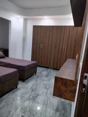 Bedroom in 1 RK Independent House at Sector 15 – for Rent