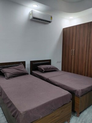 Bedroom in 1 RK Independent House at Sector 15 – for Rent