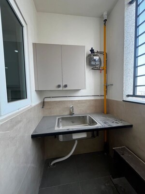 Kitchen in 3 BHK Apartment at Aparna Zenon, Puppalaguda – for Rent