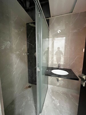 Bathroom in 3 BHK Apartment at Aparna Zenon, Puppalaguda – for Rent