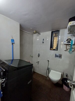 Bathroom in 2 BHK Apartment at Pareira Nagar CHS, Ganeshwadi – for Rent