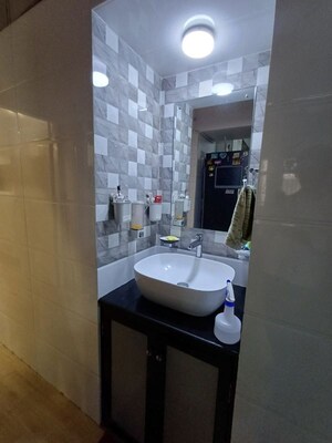 Bathroom in 2 BHK Apartment at Pareira Nagar CHS, Ganeshwadi – for Rent