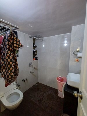 Bathroom in 2 BHK Apartment at Pareira Nagar CHS, Ganeshwadi – for Rent