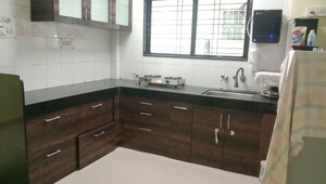Kitchen in 3 BHK Apartment at Shri Senapati Bapat CHS, Senapati Bapat Road – for Rent