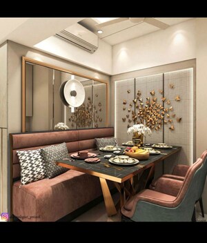 Living Room in 3 BHK Apartment at Rubberwala Ameena Height, Agripada – for Sale