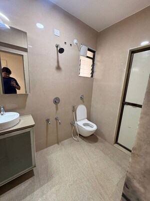 Bathroom in 2 BHK Apartment at Cosmos Horizon Phase 2, Pokhran Road No Two – for Rent