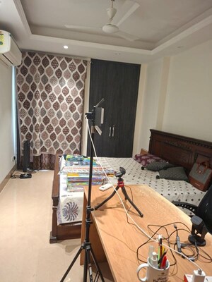 Bedroom in 3 BHK Builder Floor at Shivalik Colony – for Rent