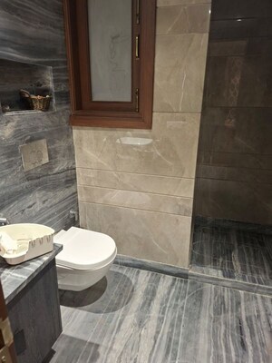 Bathroom in 3 BHK Builder Floor at Shivalik Colony – for Rent