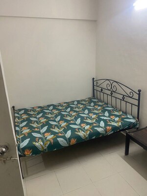 Bedroom in 1 BHK Apartment at Nikita CHS, Ghansoli – for Rent