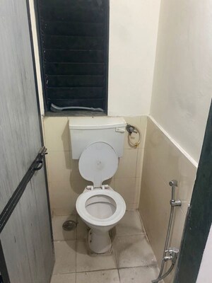 Bathroom in 1 BHK Apartment at Nikita CHS, Ghansoli – for Rent