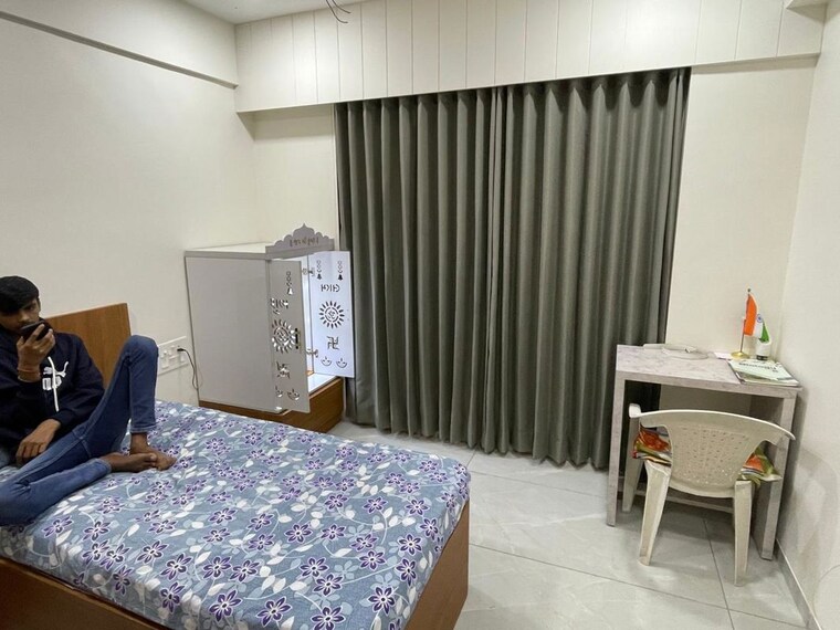 Bedroom, makarba 3 Bedroom 1800 Sq.Ft. Apartment In Makarba Ahmedabad 10393768