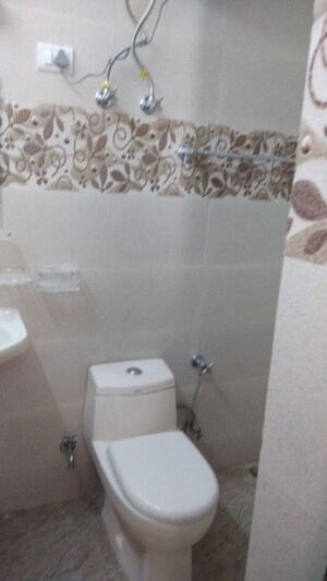 Bathroom in 1 BHK Builder Floor at East Of Kailash – for Rent